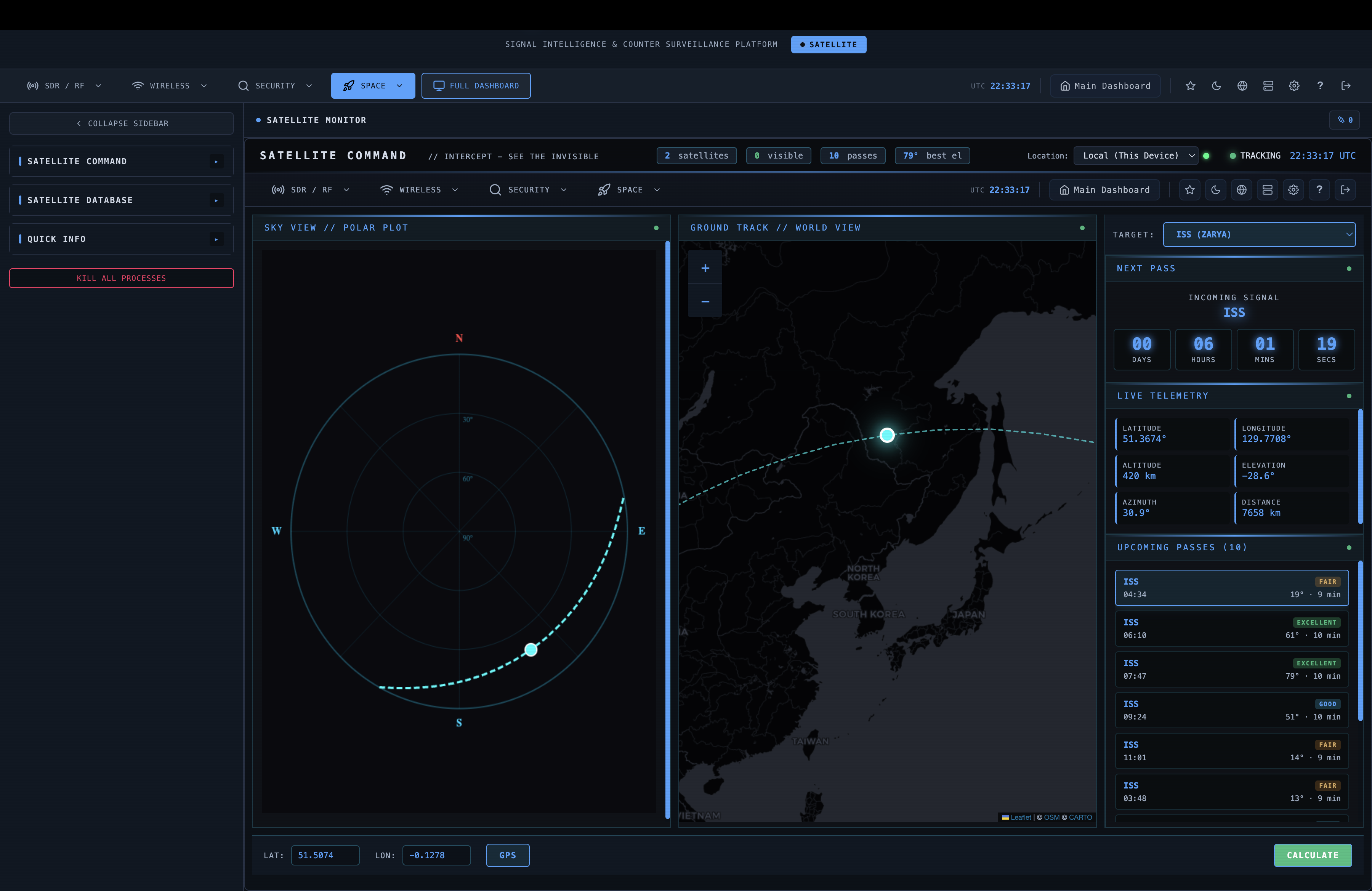 Satellite Tracker